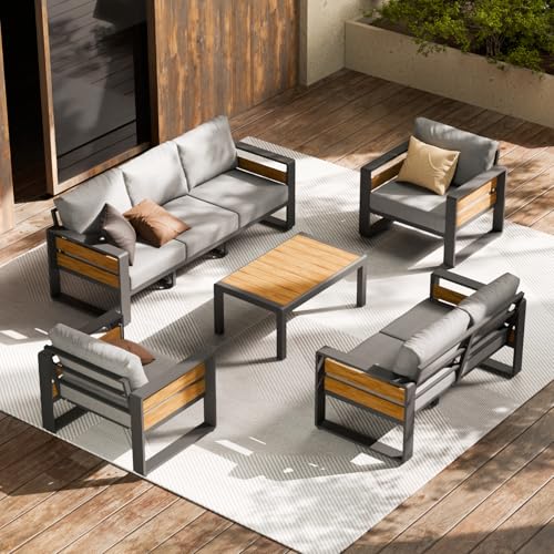 ZANDOR Aluminum Outdoor Patio Furniture Set